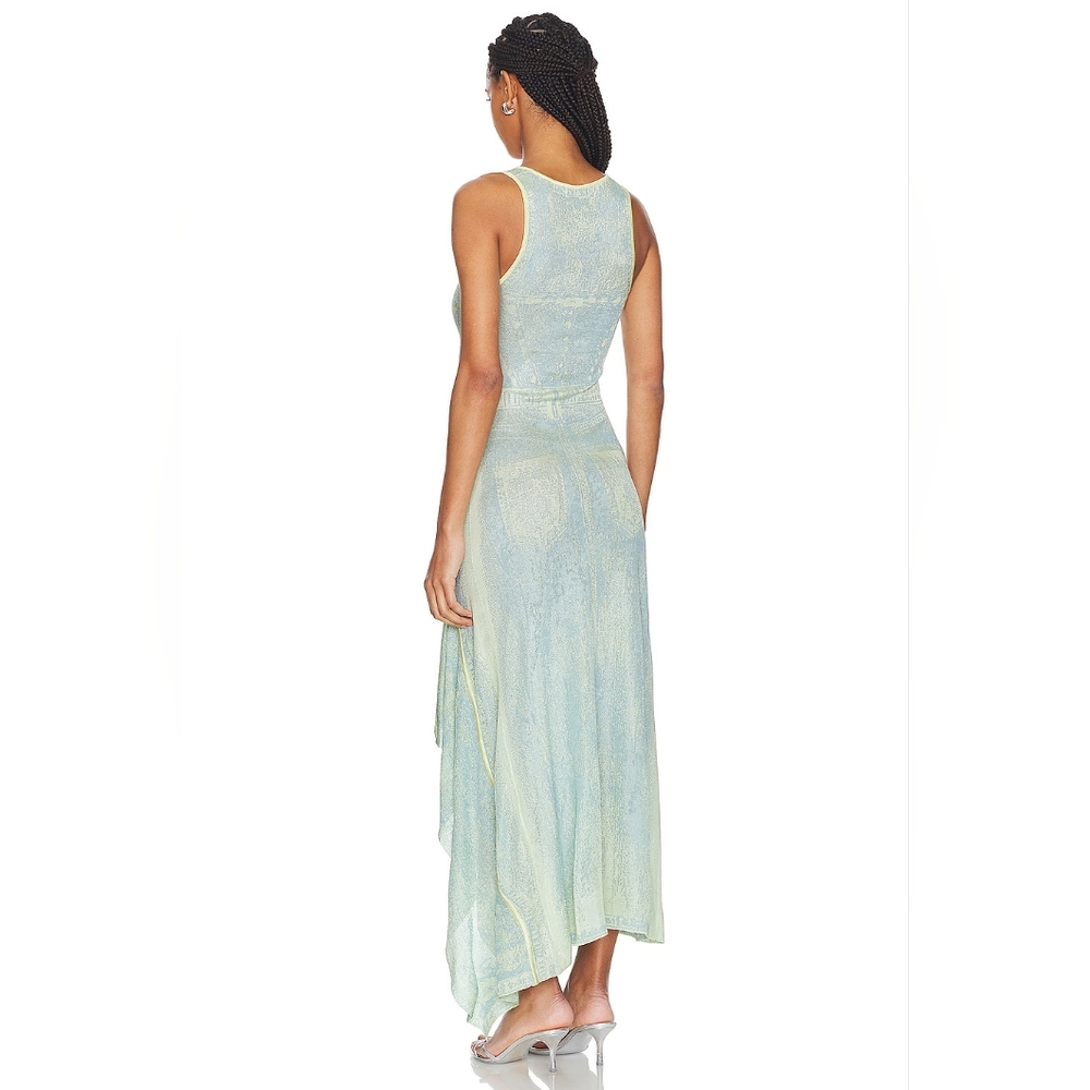 2B. NWT PH5 PEONY DRESS IN AIRWAY BLUE - Picture 4 of 10
